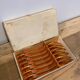 Set of 6 golden dessert forks