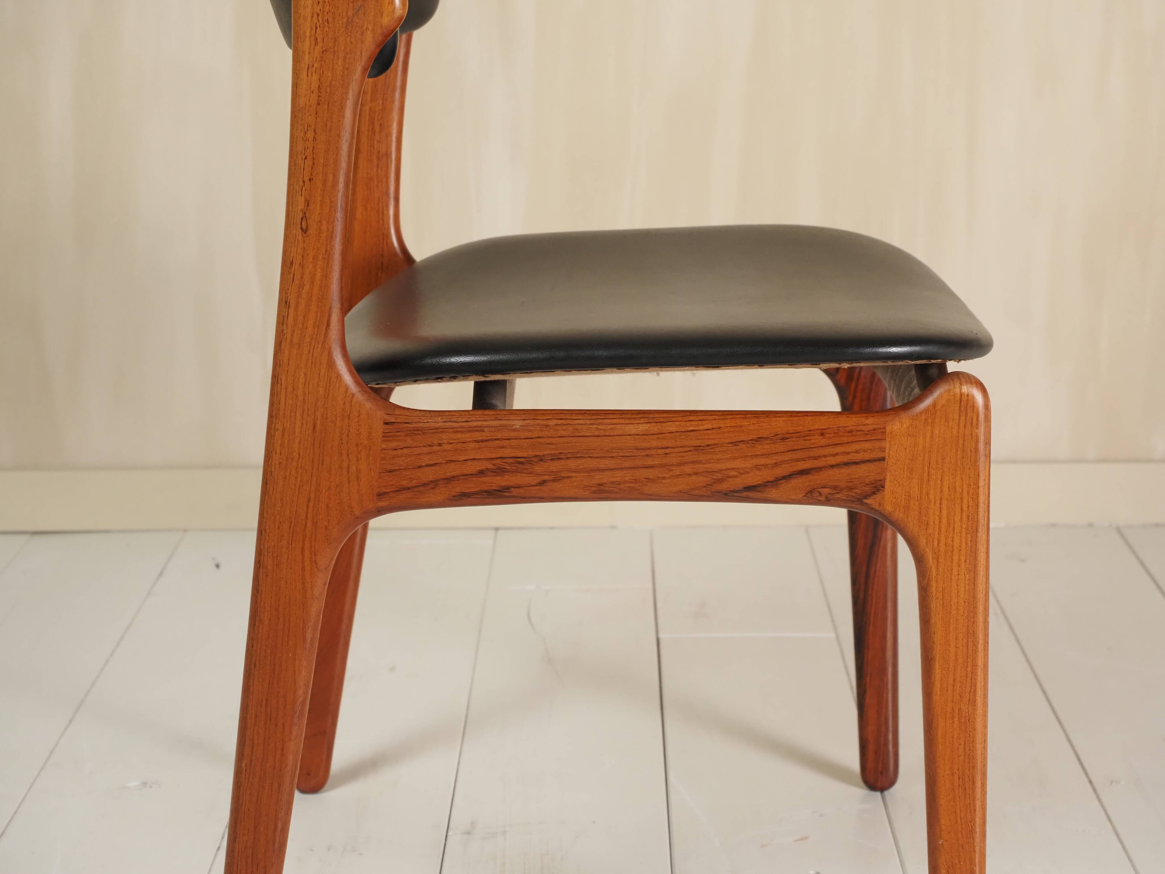 Model 49 dining chairs by Erik Buck for OD Møbler, 1960s