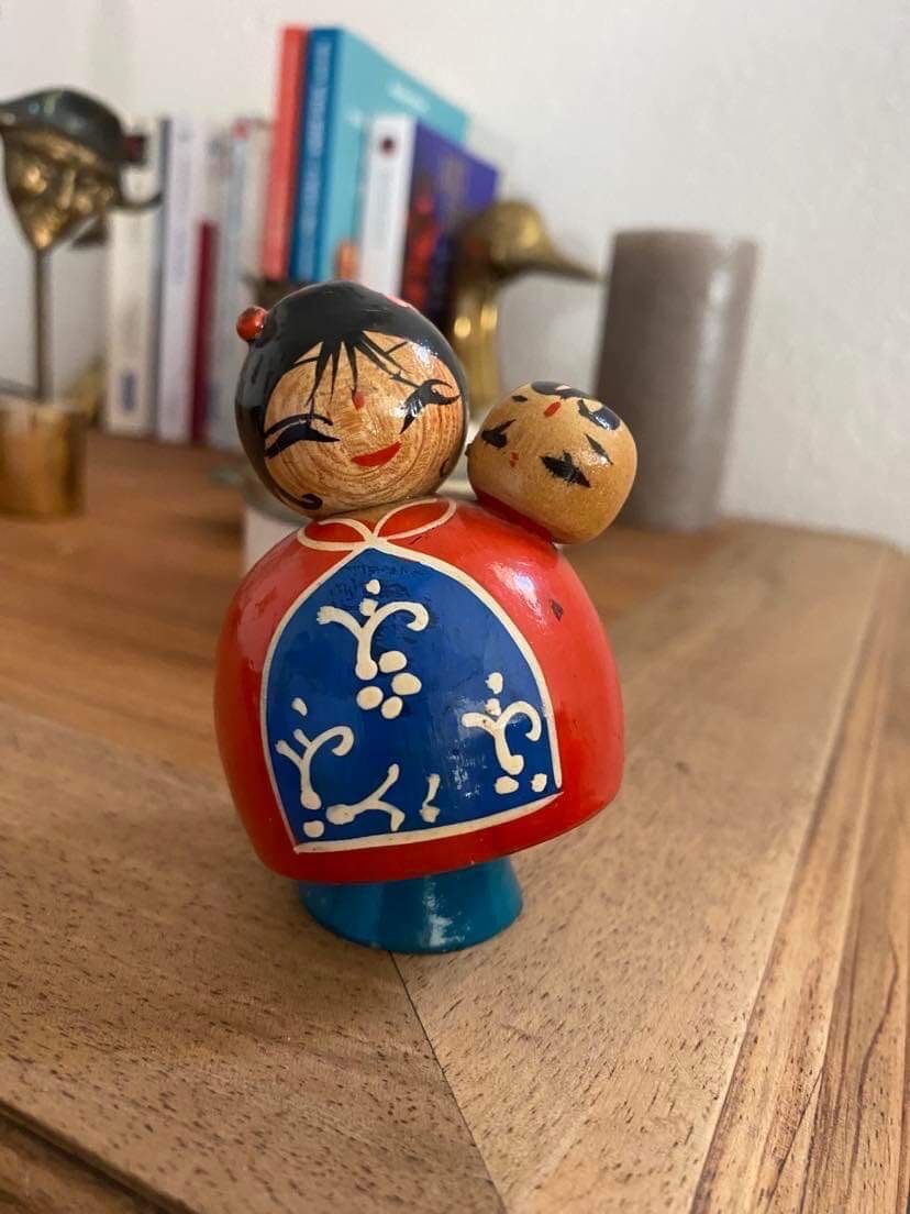 Vintage Kokeshi doll