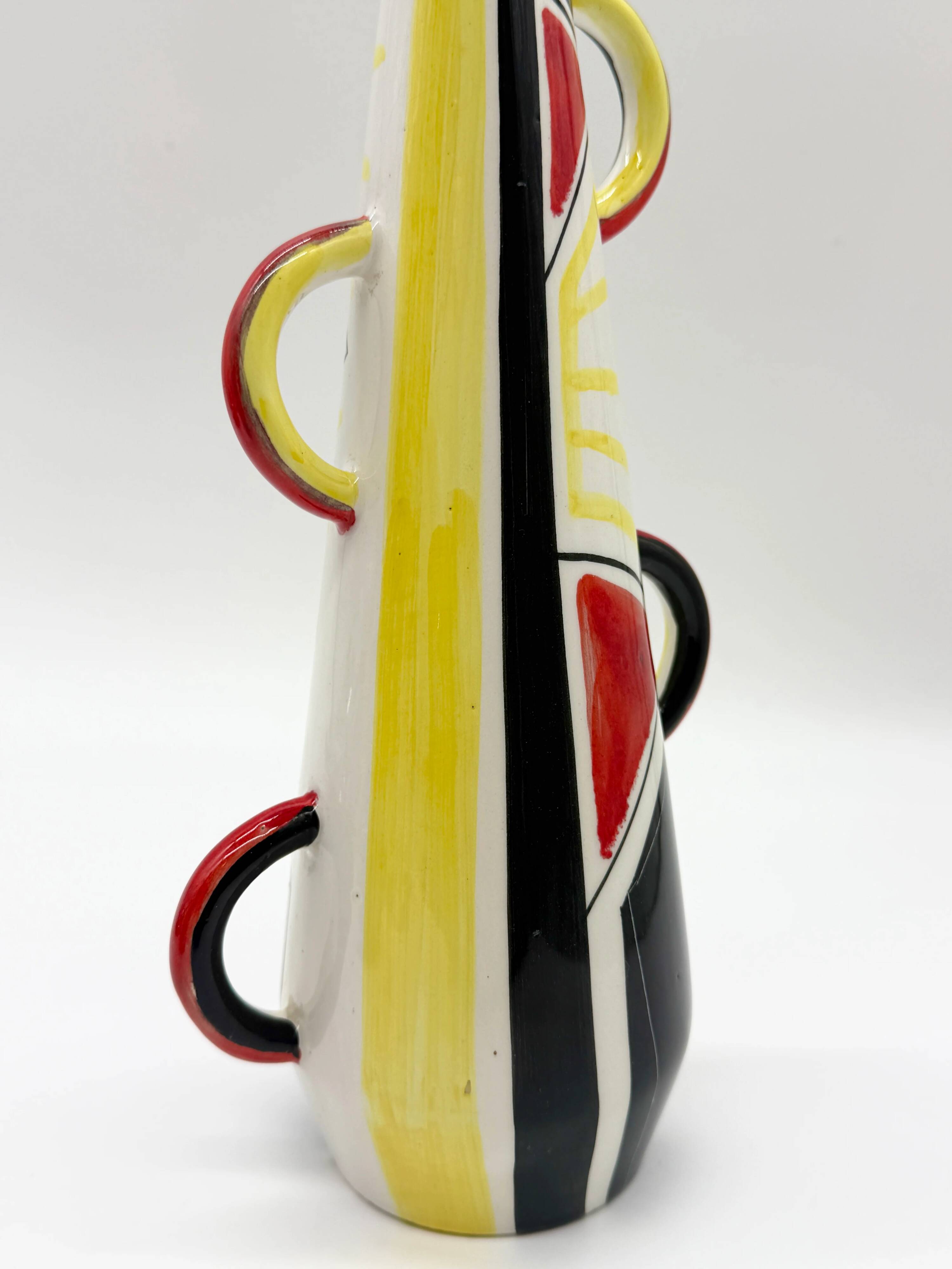 Vase sculptural – Coronettti Cunardo, Italie, 1980s