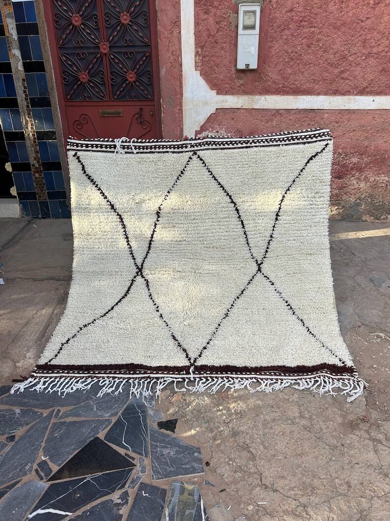 Handmade wool rug 200cm×200cm