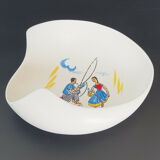 Vintage 1960s wall plate or fruit bowl in ceramic west germany 60s 1960s