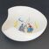 Vintage 1960s wall plate or fruit bowl in ceramic west germany 60s 1960s