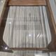 Table basse vintage en bois et verre – Design scandinave 50’s
