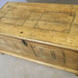 19th-century oak chest