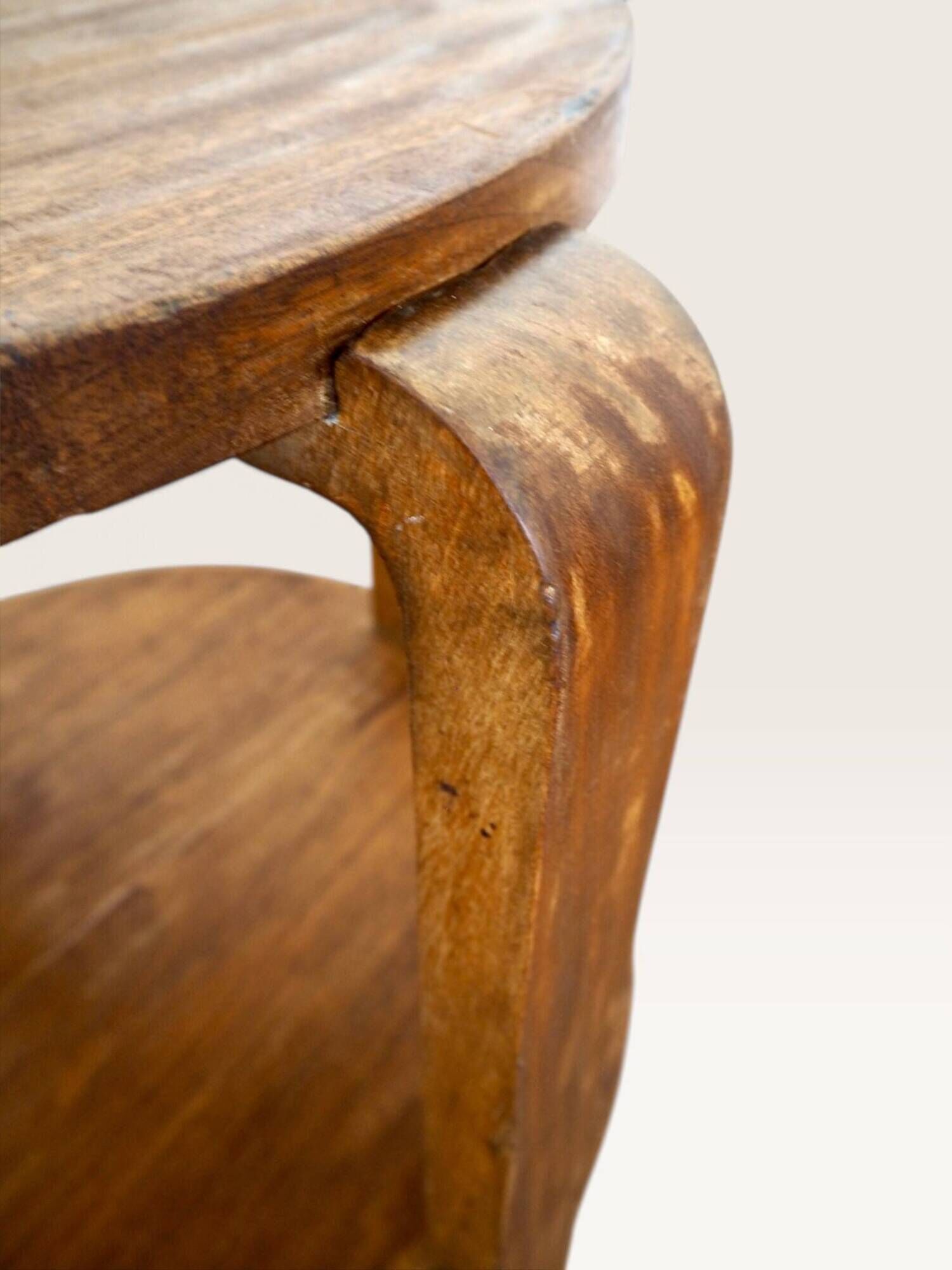 Round Art Deco side table
