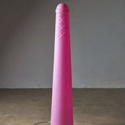 Amsterdamse Pole floor lamps in pink for Bijenkorf, 1990s