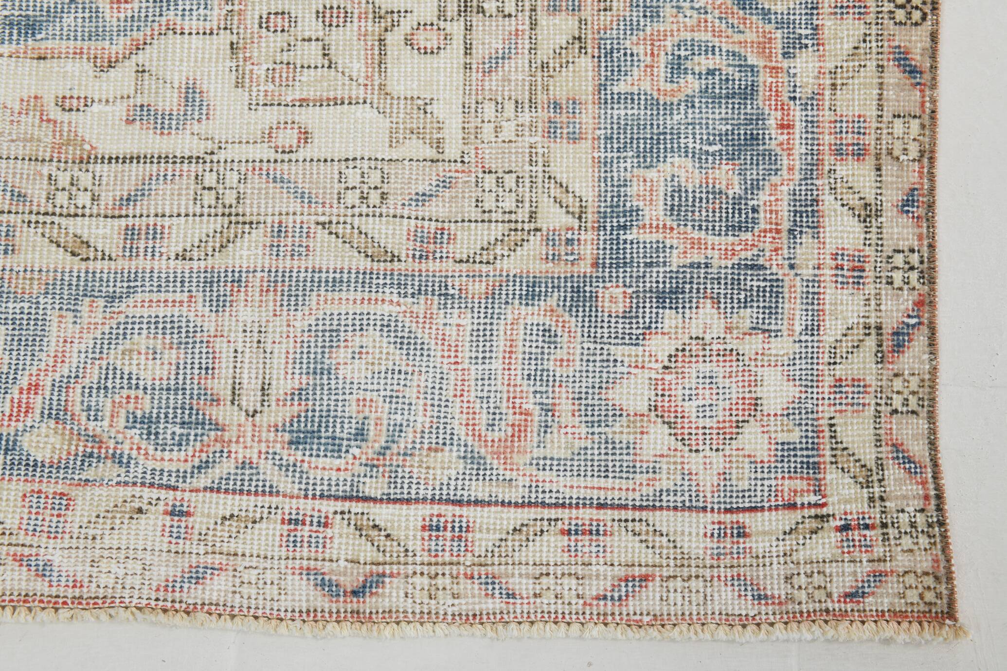 8x11 Dusty Red Vintage Persian Rug, 243x347Cm