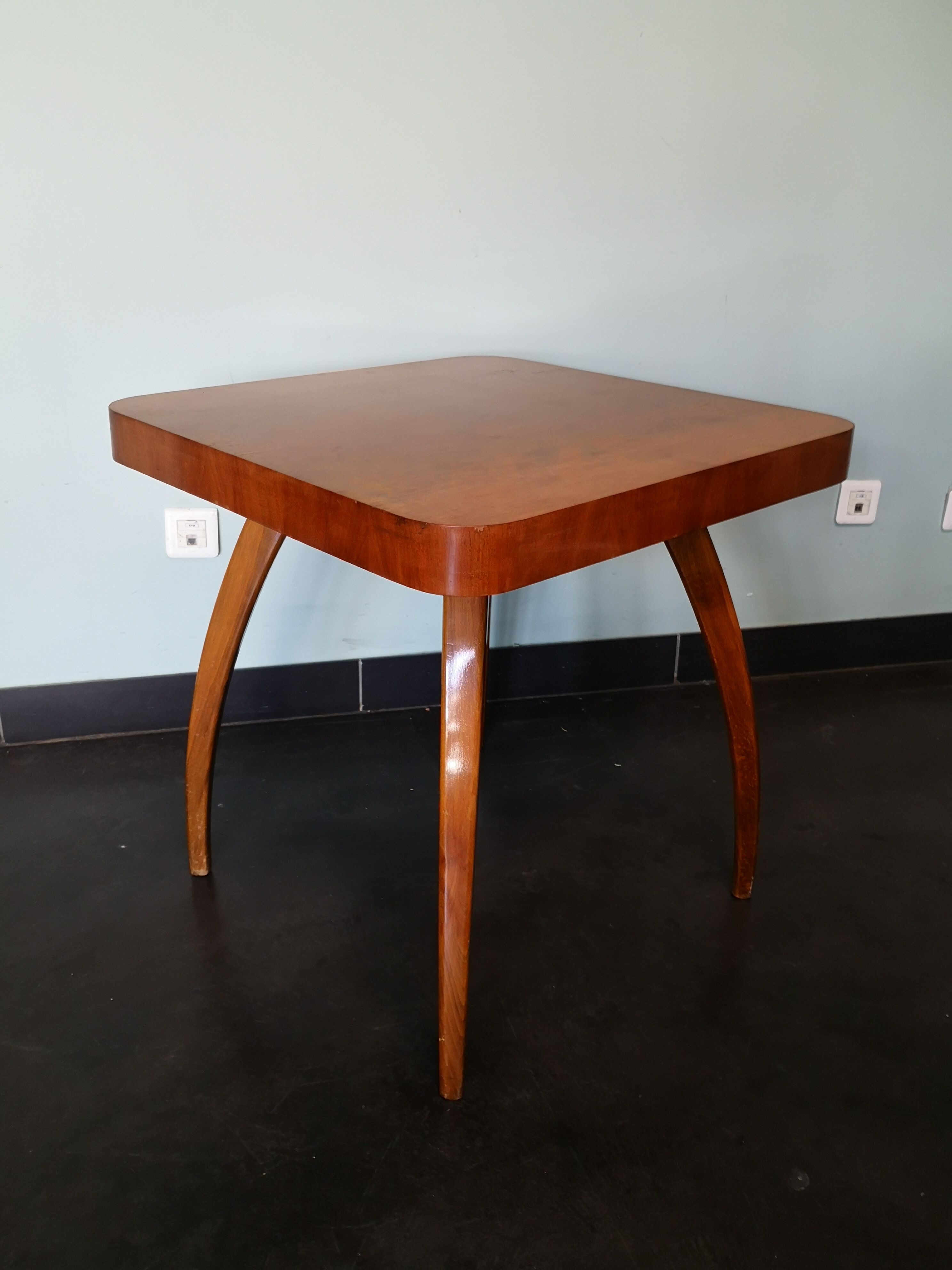 Spider Halabala coffee table, vintage, Czech, art deco