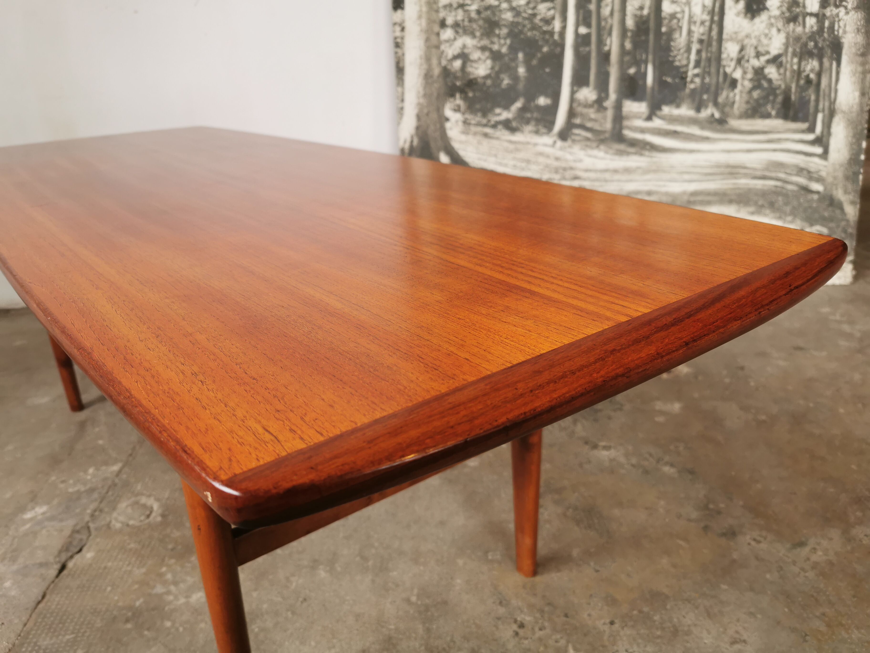 Scandinavian teak coffee table Alberts Tibro