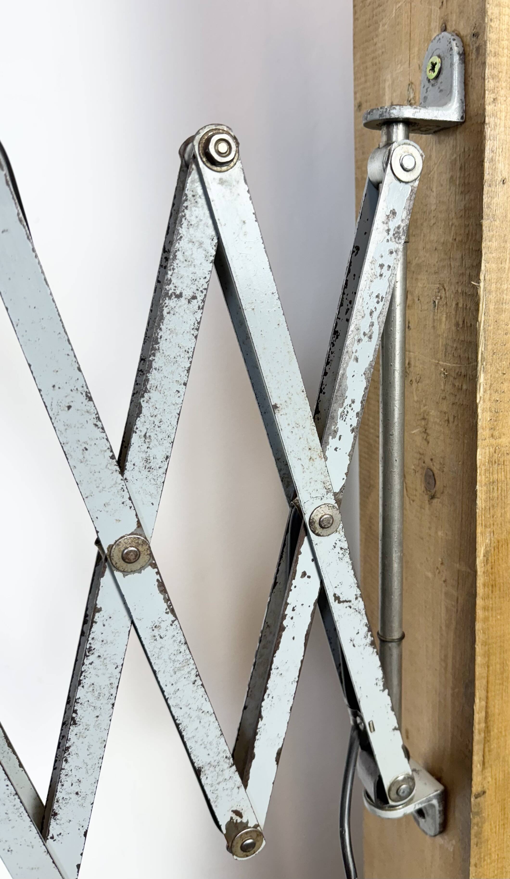 Industrial Scissor Wall Lamp by Curt Fischer for Midgard, 1930s