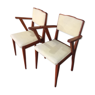 Pair armchairs