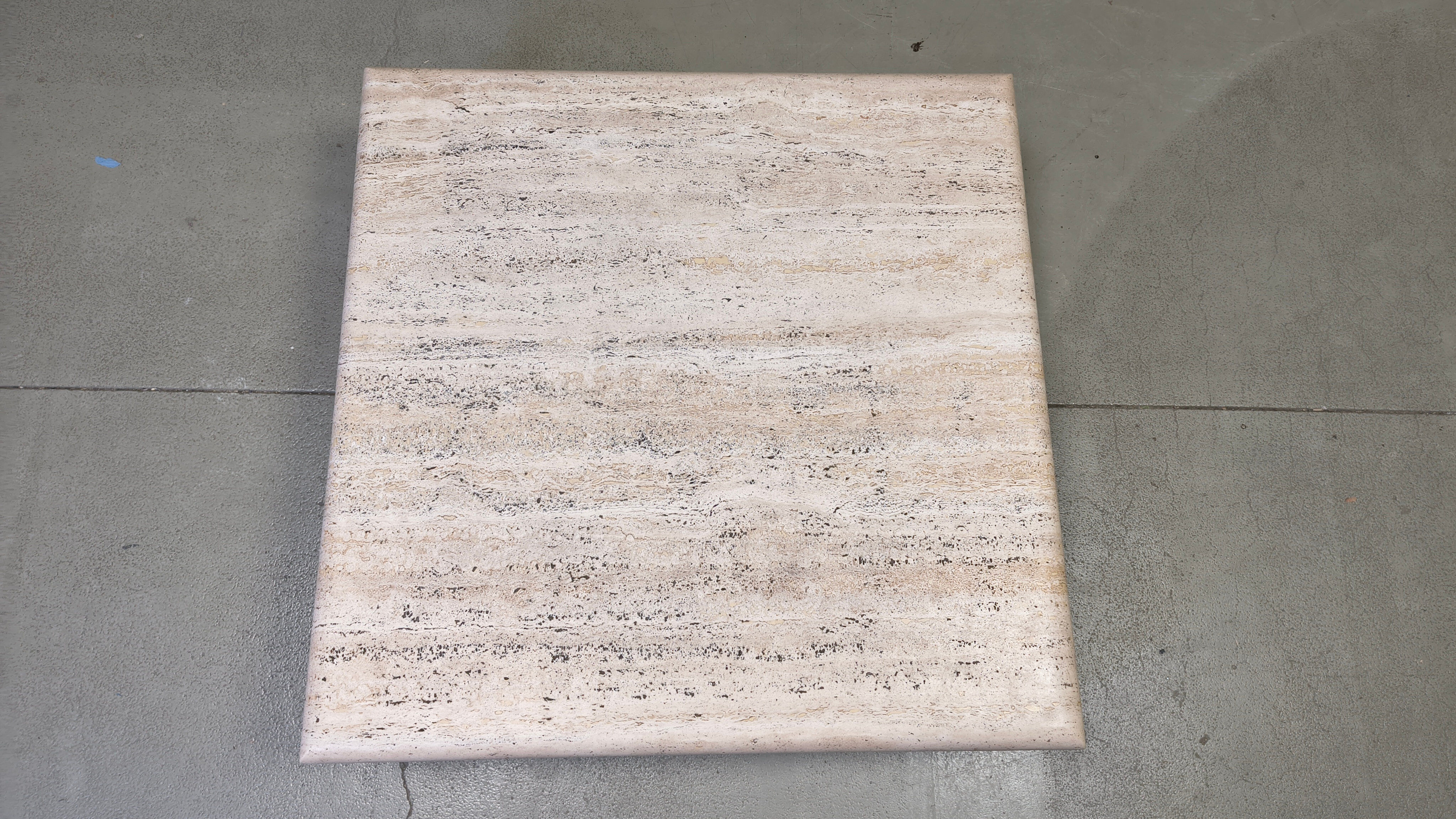 Travertine coffee table 1970s, Italy