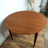Scandinavian teak round table