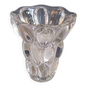 Vase girafe en cristal