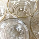 Antique floral water glasses