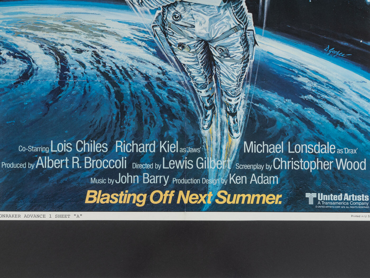 Moonraker, Roger Moore, Poster, 92 x 123 cm