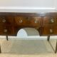 Sheraton flamed mahogany serving trolley, late 18th century