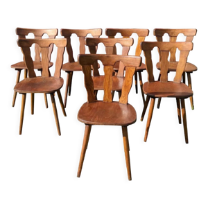 Série de 8 chaises de - bistrot