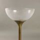 Vintage champagne bucket in brass and plexiglass, Europe, 1970s.