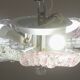 Vintage Murano glass ceiling lamp pink