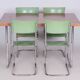Original Bauhaus Dining Table attributed to Mücke Melder, Former Czechoslovakia, 1930s