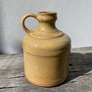 Antique glazed terracotta jug vase