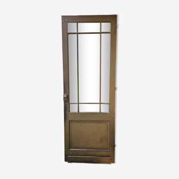 Porte d'intérieur en bois, vitrée, époque XIXème
