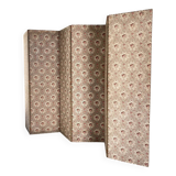 19th century floral fabric screen