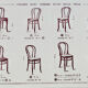 Chaise bistrot modèle n°18 Fischel 1927