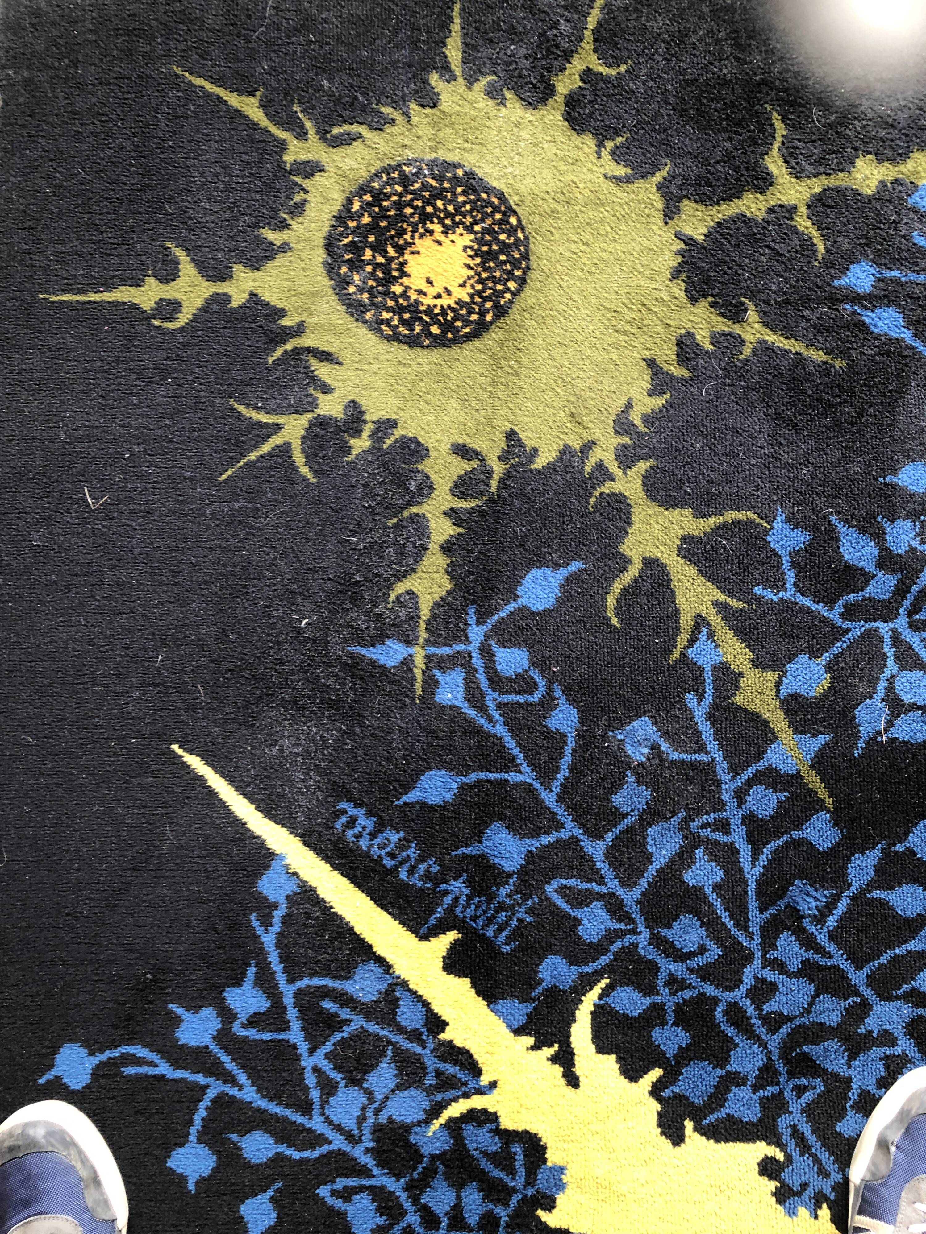 Carpet Saturn De Leers by Marc Petit limited edition, 1960 - 300X200cm