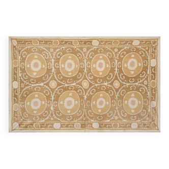 Tapis noué à la main, tapis turc vintage 216x343 cm