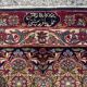 Large Antique Iranian Oriental Rug: Yazd: 4.45 X 3.30 Meters