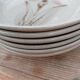 6 Sarreguemines deep plates