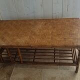 Rattan coffee table