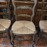 6 chairs louis xv mulch