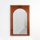 Art Deco Oak Wall Mirror, Belgium, circa 1915