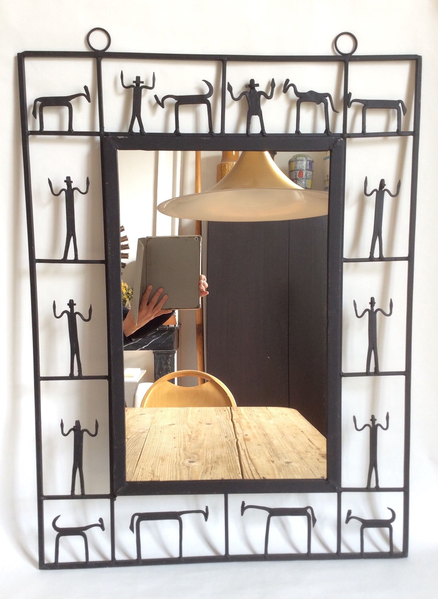 Brutal iron mirror 60x80cm