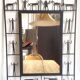 Miroir brutaliste en fer 60x80cm