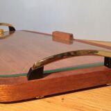 Top 50's form free teak and glass