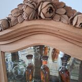 Vintage light wood display case