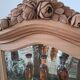 Vintage display cabinet in light wood