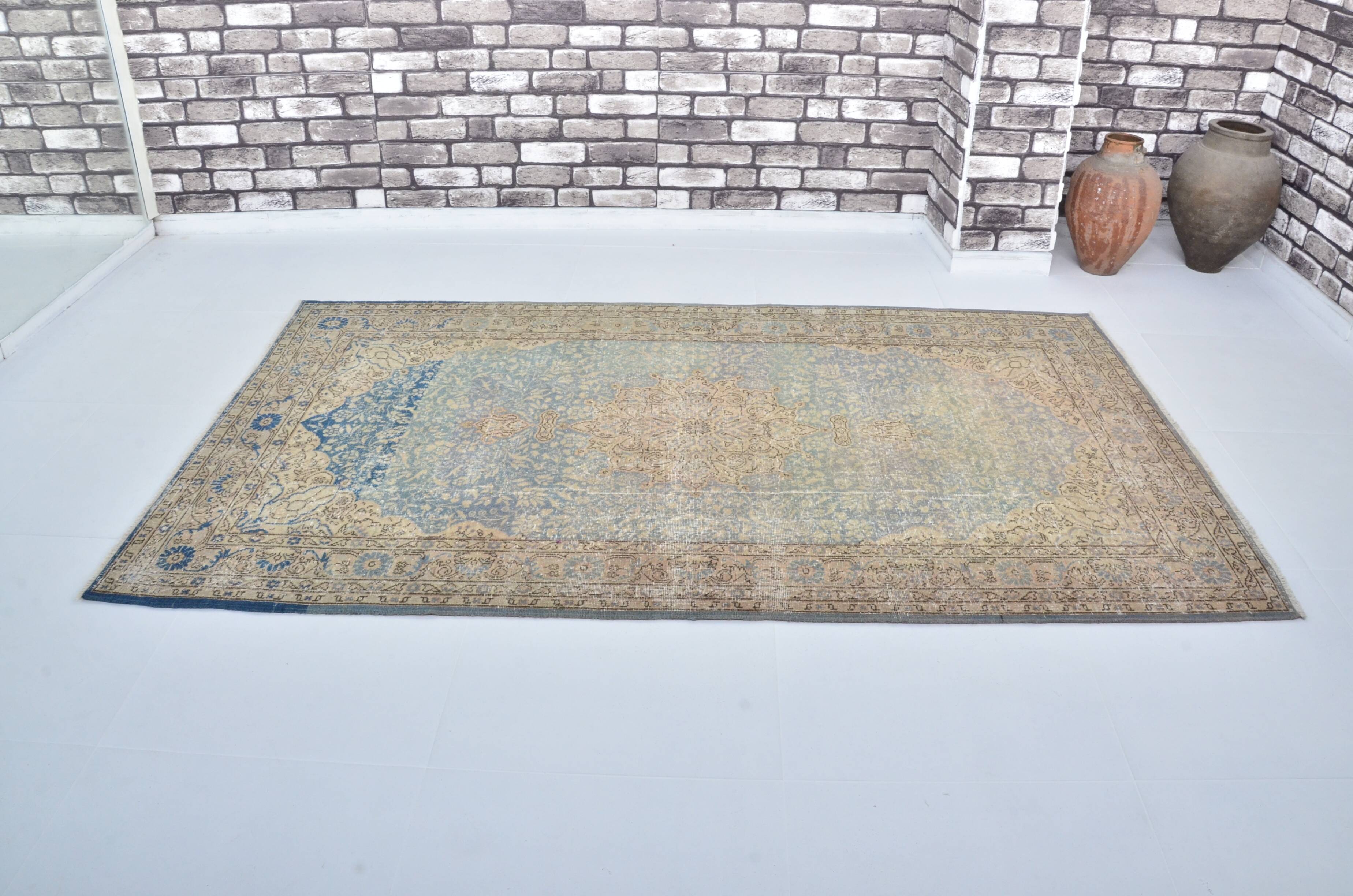 Oushak Turkish Vintage Rug sku 3247
