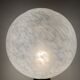 Vintage lamp in clichy glass and glazed ceramic