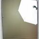 vintage barber mirror with 1960 chain 23x29cm