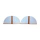 Wall lamp design 80 metal wood plexiglass