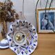 Vintage hand-painted earthenware suspension