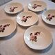 6 deep plates from Gien model "Chinon" in very good condition.