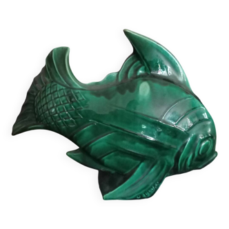Poisson céramique estampillé LEJAN