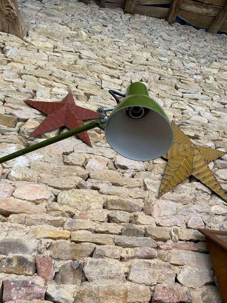 Wall lamp - 2 telescopic arms - khaki green